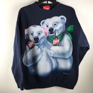 Coca-cola polar bear party 1994 sweater